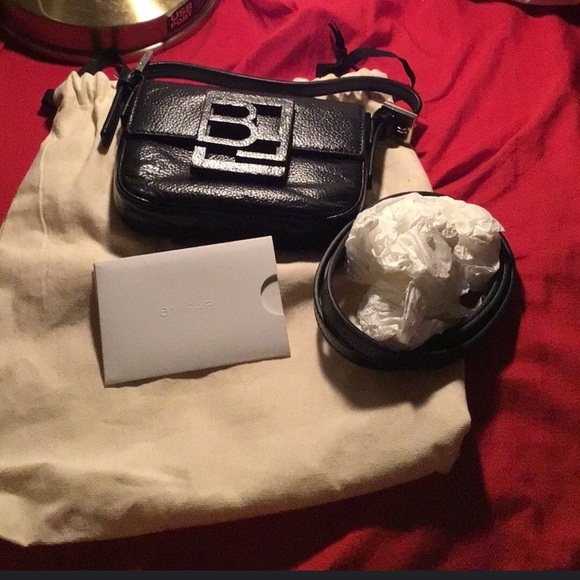 BY FAR Black Mini Patent Leather Alfie Bag - Picture 6 of 9